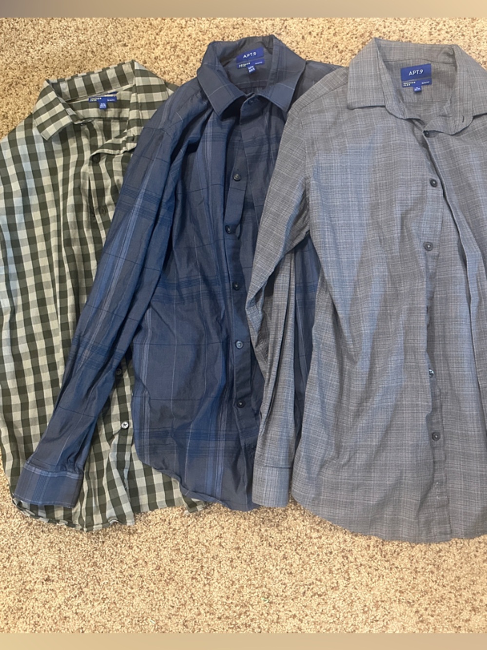 Apt 9 Casual Button-Down Shirts (3-Pack)